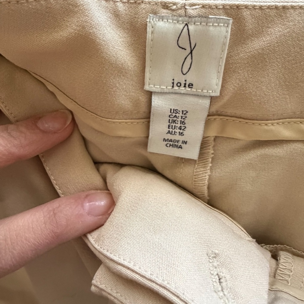 Joie Tan Pleated Skirt
